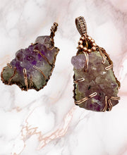 Amethyst Cluster Pendants