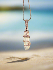 Sunstone Wire Wrapped Point