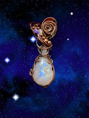 Rainbow Moonstone With Ethiopian Welo Opals