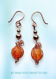 Halloween Pumpkin Earrings