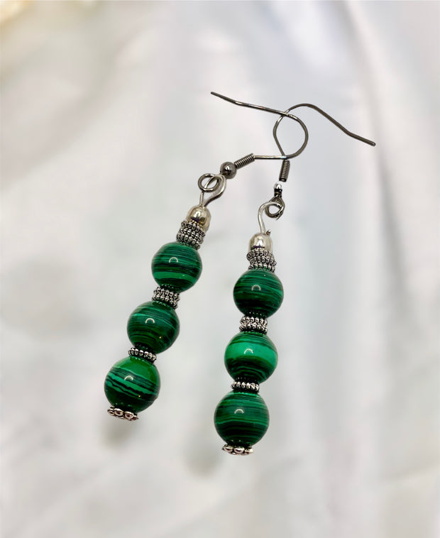 Malachite Handmade Earrings