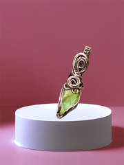 Peridot Wire Wrapped Pendant