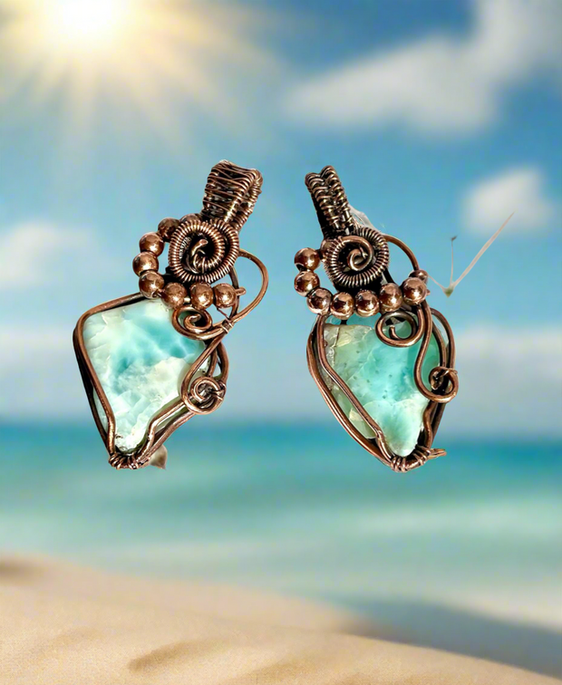 Larimar Mini Pendants