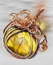 Labradorite Halloween Pumpkin Pendants