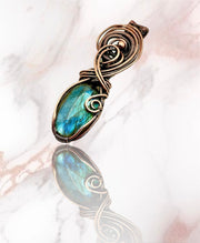 Labradorite Wire Wrapped Pendant