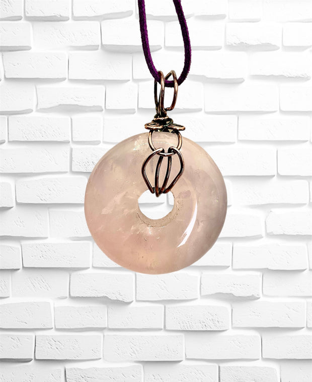 Rose Quartz Pi Stone