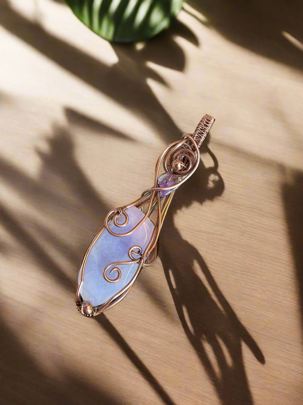 Blue Lace Agate Pendant