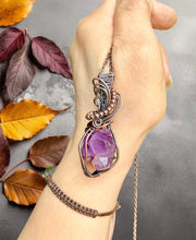 Amethyst Wire Wrapped Pendant