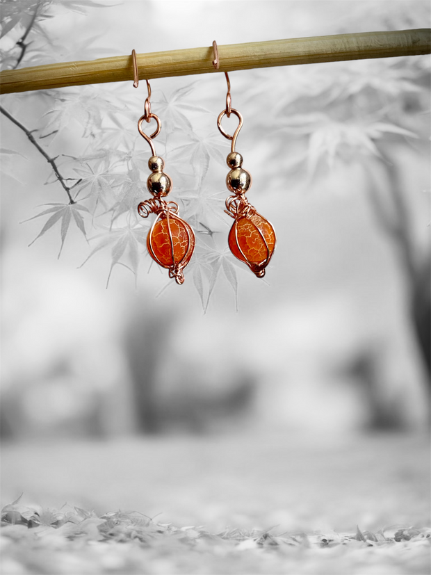 Halloween Pumpkin Earrings