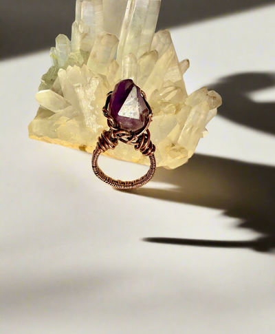 Amethyst Chunky Ring