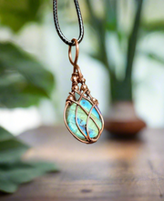 Labradorite Wire Wrapped Pendant