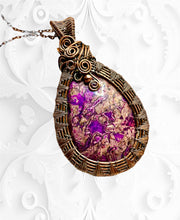 Sugilite Wire Wrapped Pendant