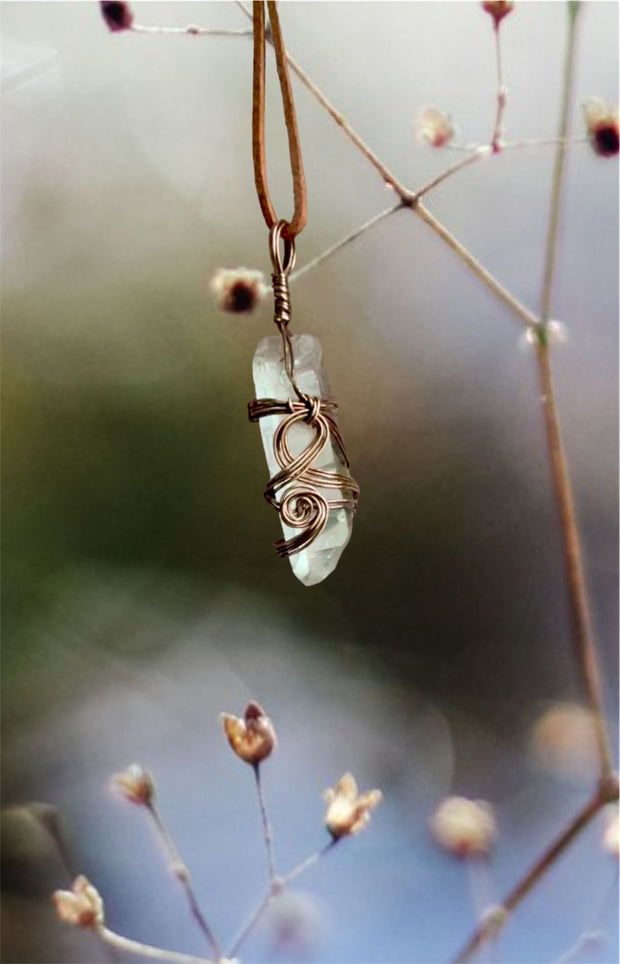 Clear Quartz Wire Wrapped Point