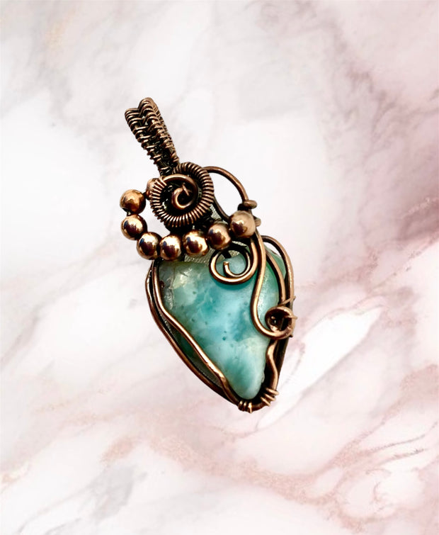 Larimar Mini Pendants