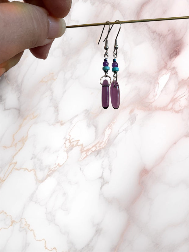 Amethyst Dangle Earrings