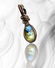 Labradorite Mini Wire Wrapped Pendant