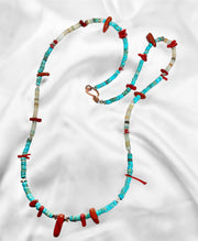 Handmade Turquoise Boho Necklace