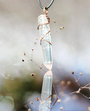 Lepidocrocite Natural Quartz Crystal Point