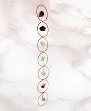 7 Chakra Raw Crystal Wall Hanging