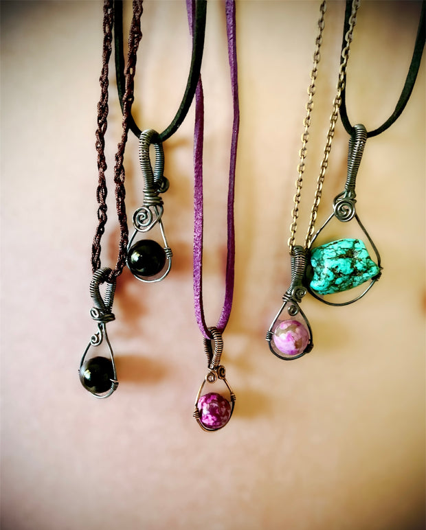 Gemstone Mini Pendants. - Connie’s Crystals 