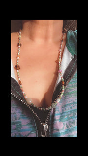 Hippie Boho Beaded Necklace