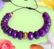 Amethyst Beaded Bracelet