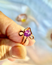 Adjustable Gemstone Rings