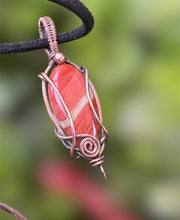 Red Jasper Wire Wrapped Pendant