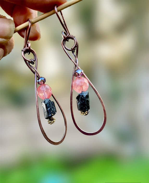 Handmade Tourmaline Earrings