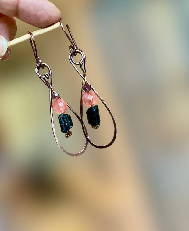 Handmade Tourmaline Earrings