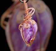 Amethyst Wire Wrapped Pendant