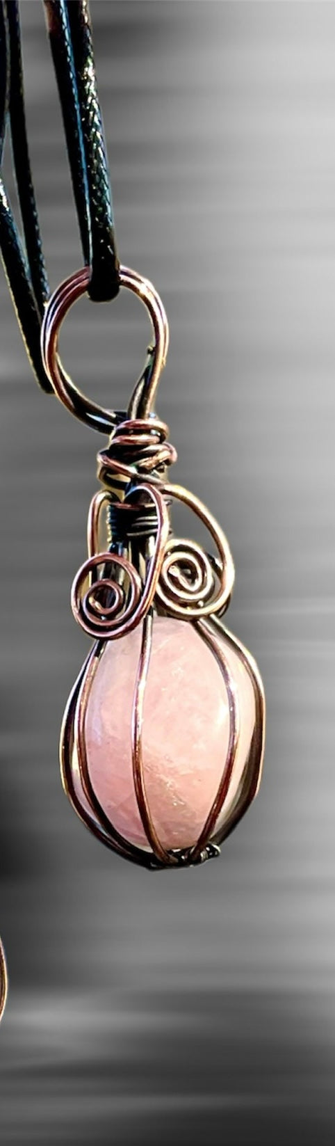 Rose Aura Quartz Pendant - Connie’s Crystals 