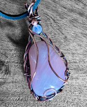 Rose Quartz Wire Wrapped Pendant