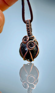 Apache Tears Wire Wrapped Pendant - Connie’s Crystals 