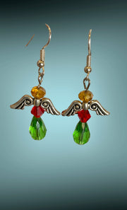 Gemstone and Crystal Christmas Earrings - Connie’s Crystals 