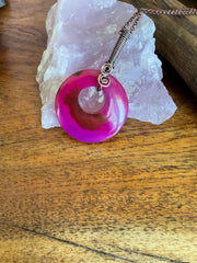 Donut Agate Pendant - Connie’s Crystals 