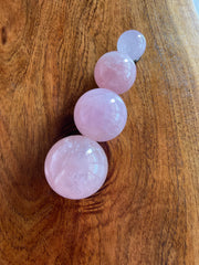 Rose Quartz Spheres - Connie’s Crystals 