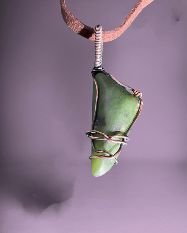 Green Jade Pendant - Connie’s Crystals 