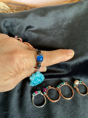 Wire Wrapped Gemstone Rings - Connie’s Crystals 