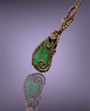 Aventurine Wire Wrapped Pendant - Connie’s Crystals 