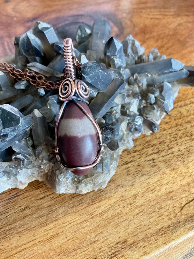 Shiva Lingam Wire Wrapped Stone - Connie’s Crystals 