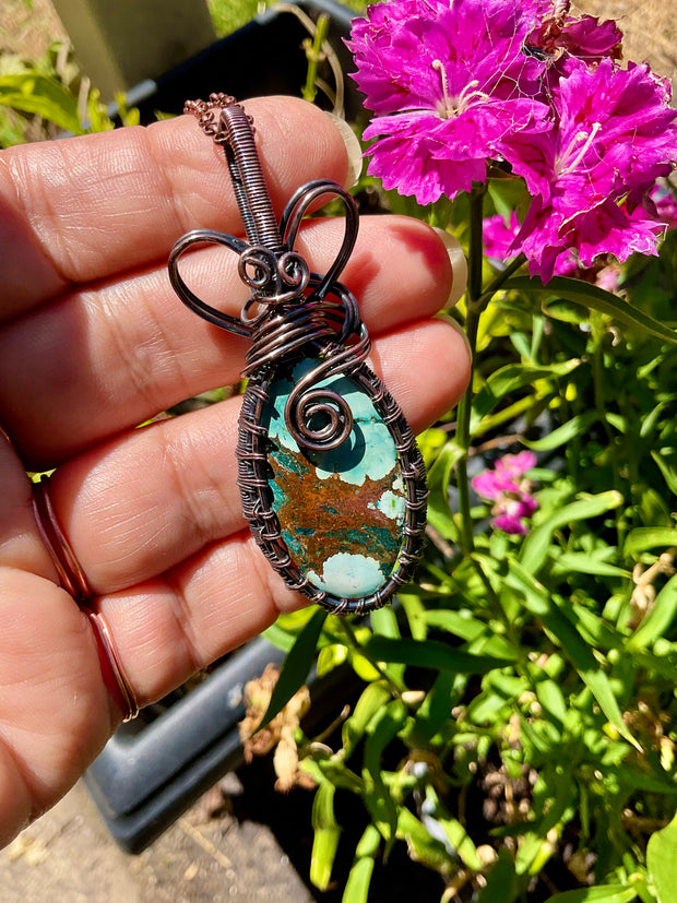 Magnesite Turquoise Pendant - Connie’s Crystals 