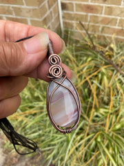 Wire Wrapped Striped Agate - Connie’s Crystals 