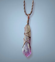 Amethyst Wire Wrapped Pendant - Connie’s Crystals 