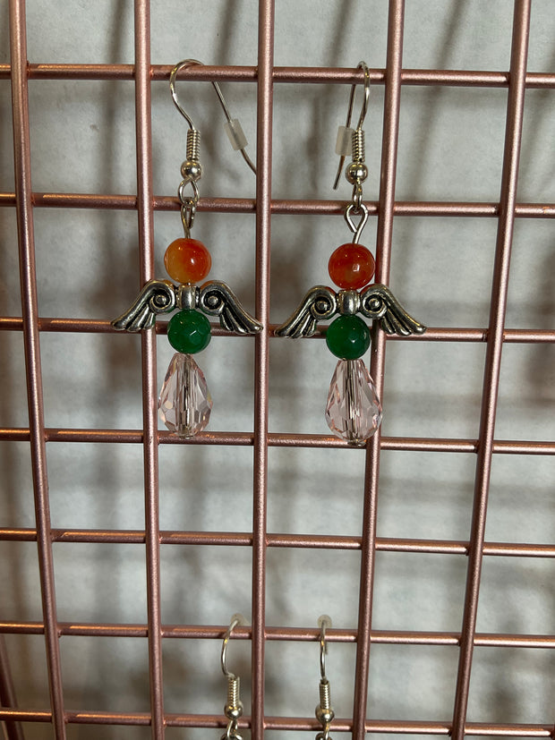 Gemstone and Crystal Christmas Earrings - Connie’s Crystals 