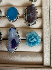 Gemstone rings - Connie’s Crystals 