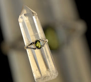 Sterling Silver Peridot Ring - Connie’s Crystals 