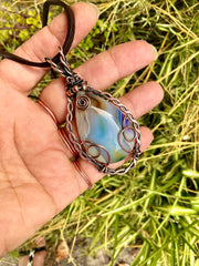 Banded Madagascan Agate Pendant - Connie’s Crystals 