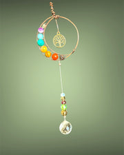 Chakra Moon Suncatcher