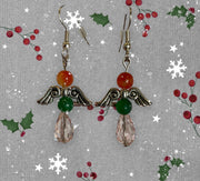 Gemstone and Crystal Christmas Earrings - Connie’s Crystals 